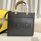 Fendi Sunshine Tote Shopping  Roma Shoulder Bag   Calfskin  Handbag Casual Fashion Luxury Designer Mirror Quality 25cm