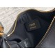 Fendi Graphy Mini Underarm Bag Crescent Metal Large Logo Shoulder Bag Tote Casual Fashion Luxury Designer Mirror Quality 20cm