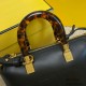 FENDI By The Way Mini Boston Handbag Shoulder Bag ROMA Casual Fashion Handle Tote Luxury Designer Mirror Quality 20cm