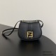 FENDI C'mon Saddle Bag Handbag Shoulder Bag ROMA Casual Fashion Underarm FF Handbag Luxury Designer Mirror Quality 21cm