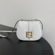 FENDI C'mon Saddle Bag Handbag Shoulder Bag ROMA Casual Fashion Underarm FF Handbag Luxury Designer Mirror Quality 21cm