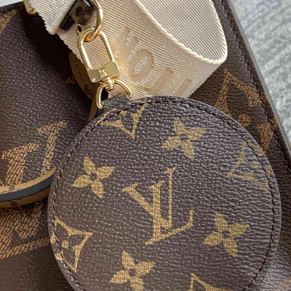 Louis Vuitton Onthego Pm Tote Monogram Reverse Canvas Leather M46373 9a Mirror Quality Version 25cm