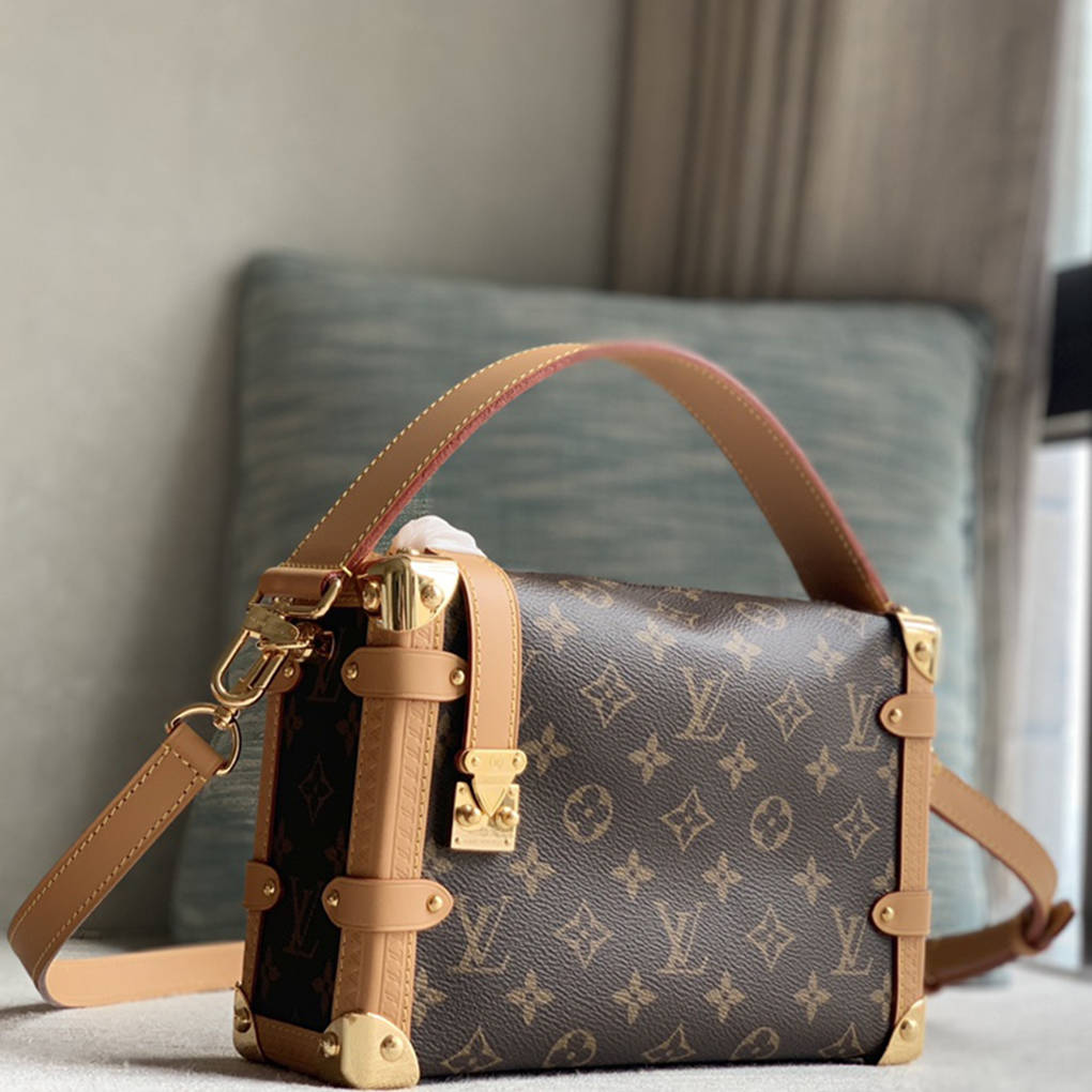 Side Trunk Mm Louis Vuitton Designer Nicolas GhesquièRe Shoulder Bag Messenger Bag Monogram Coated Canvas Soft Leather 9A Mirror Quality 21cm