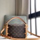 Side Trunk Mm Louis Vuitton Designer Nicolas GhesquièRe Shoulder Bag Messenger Bag Monogram Coated Canvas Soft Leather 9A Mirror Quality 21cm