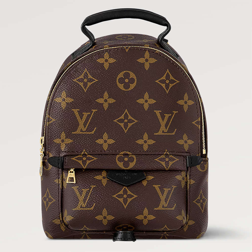 PALM SPRINGS Mini Backpack Monogram Reverse Coated Canvas Playful Style Multi-point Fixed Shoulder Strap Cross body Louis Vuitton 9A Mirror Quality 21cm