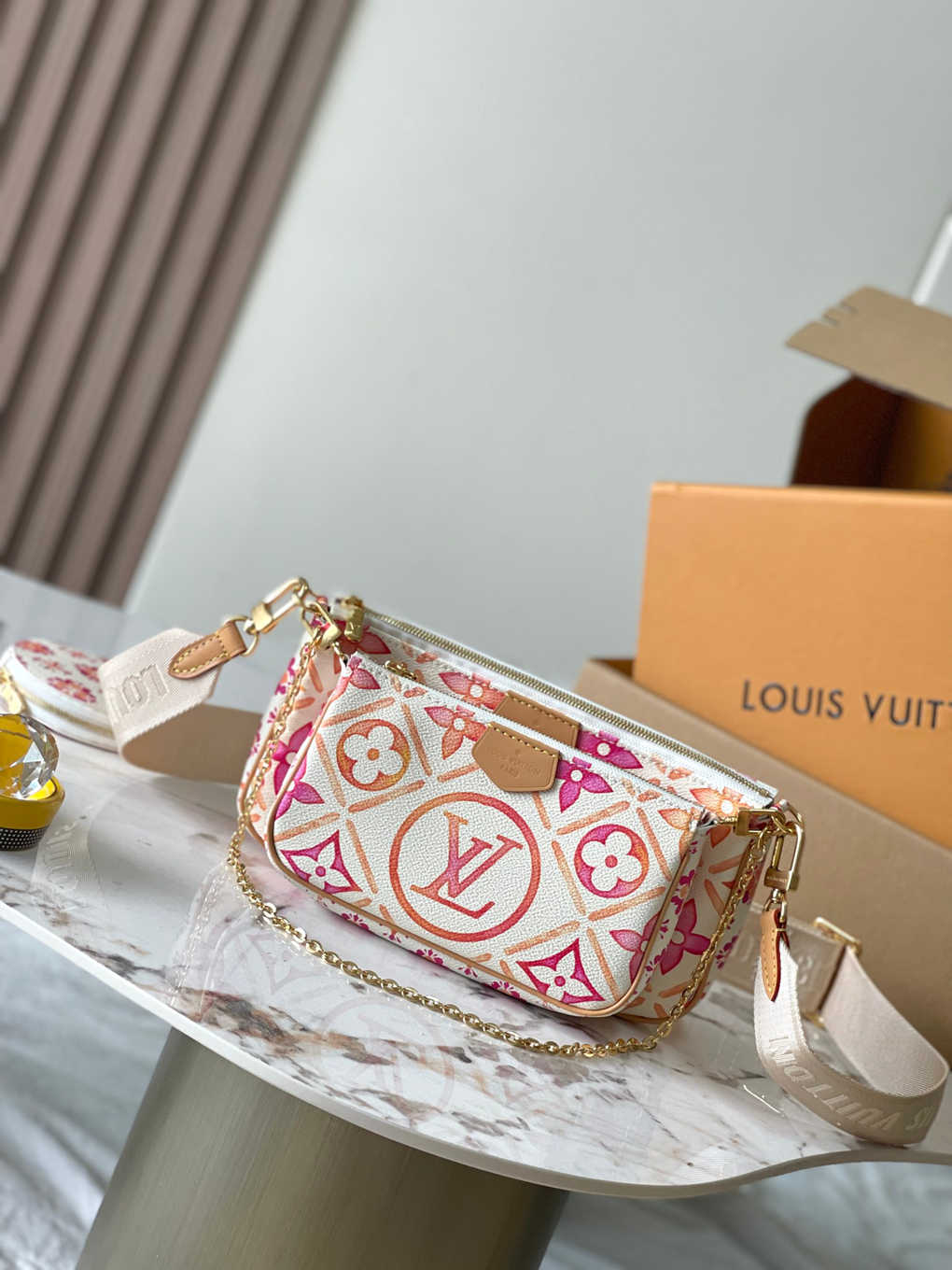 Multi Pochette Accessoires Mini Pochette and Pochette 3 in 1 Louis Vuitton Luxury Designer Women's Handbag 9A Mirror Quality Version 24cm  M45777  M80399 M44813