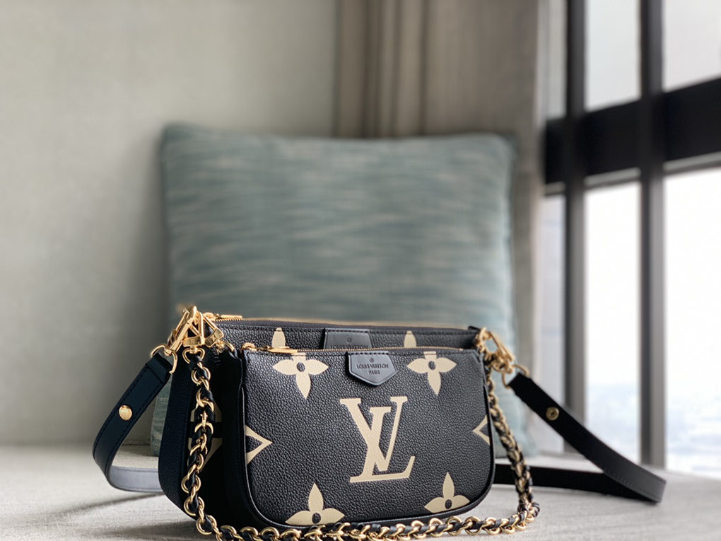 Multi Pochette Accessoires Mini Pochette and Pochette 3 in 1 Louis Vuitton Luxury Designer Women's Handbag 9A Mirror Quality Version 24cm  M45777  M80399 M44813