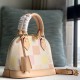 Alma BB Handbag  Tote Monogram Canvas Gold Padlock Two Toron Handles and Smart Leather Key Bell Crossbody Shoulder Bag Louis Vuitton Luxury Design 9A 23cm