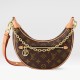 Loop Handbag Nicolas GhesquièRe Croissant Lv Circle Louis Vuitton Luxury Design 9a High Quality Version Monogram Cowhide Embossed Ostrich Pattern Crescent Pea Shoulder Bag  M24846 M81098 