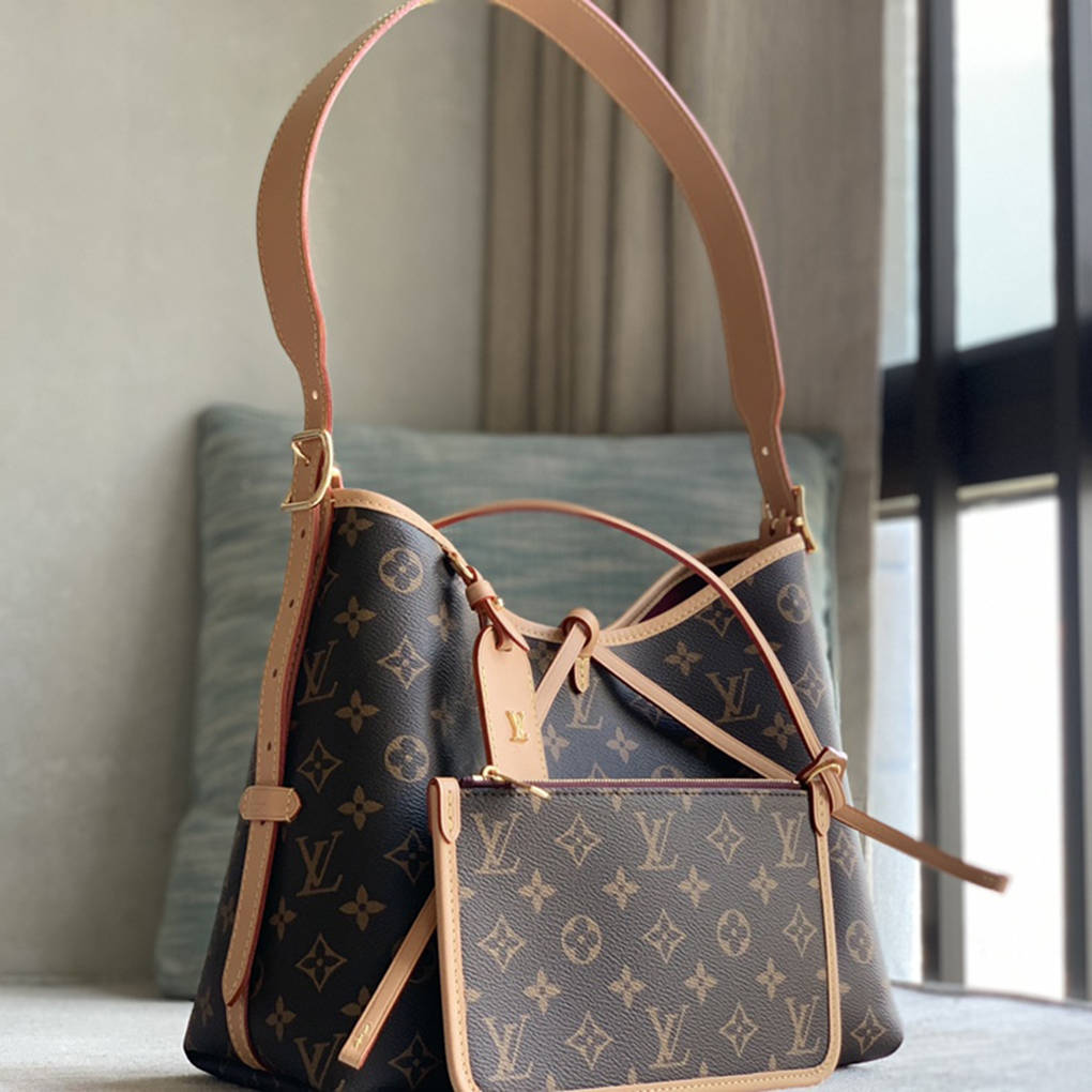 CARRY ALL PM Shopping Bag Tote Underarm Shoulder Handbag M46203 Monogram Canvas Empreinte Embossed Leather Louis Vuitton Luxury Design 9A Mirror Quality 29cm