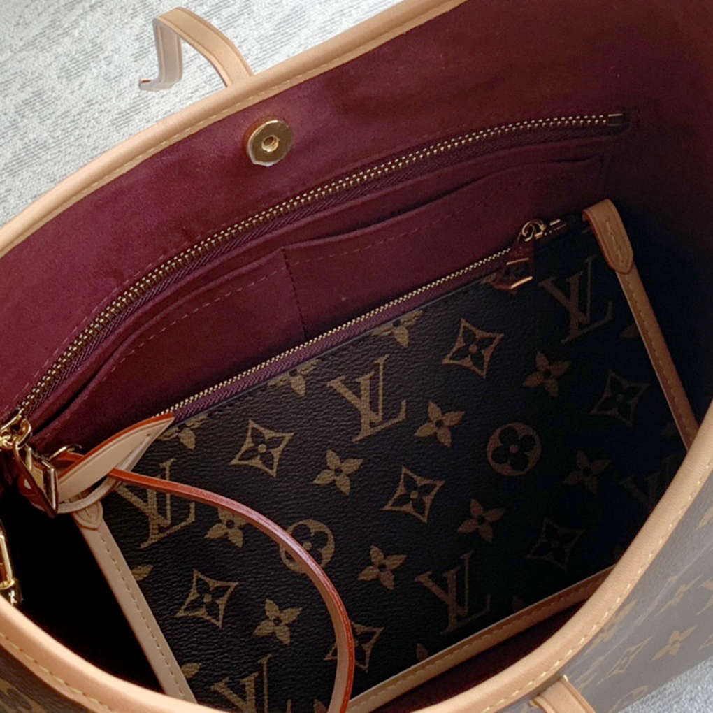 CARRY ALL PM Shopping Bag Tote Underarm Shoulder Handbag M46203 Monogram Canvas Empreinte Embossed Leather Louis Vuitton Luxury Design 9A Mirror Quality 29cm